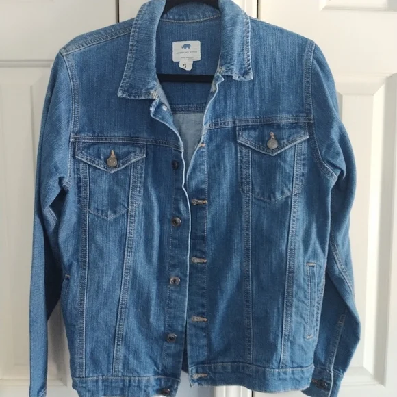 American Rhino Groovy Lava Lamp Denim Jacket S - Picture 2 of 8